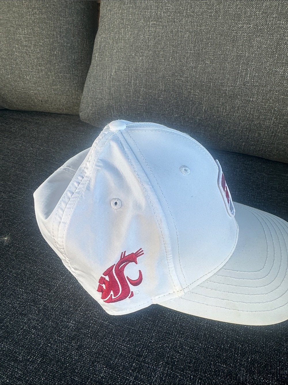 White Performance Baseball Cap - Picture 2 of 3